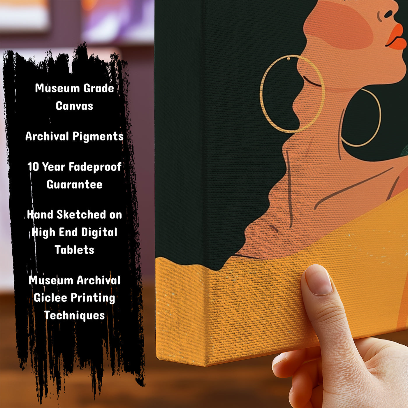 Information about Boho Art Canvas Art Print