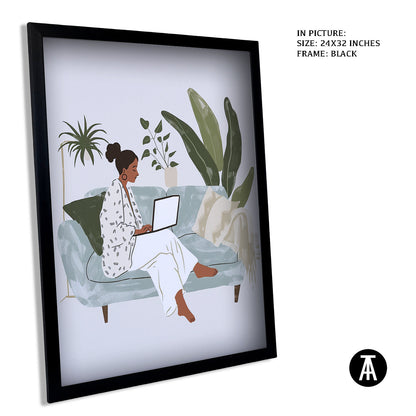 Artwork in Black Frame
