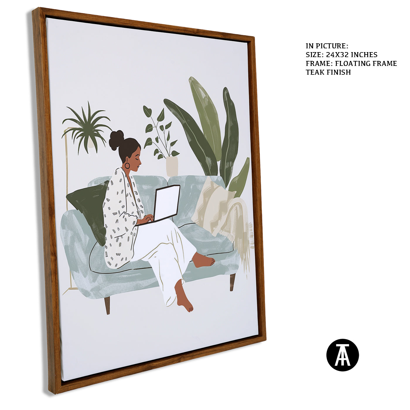 Artwork in Floating Frame