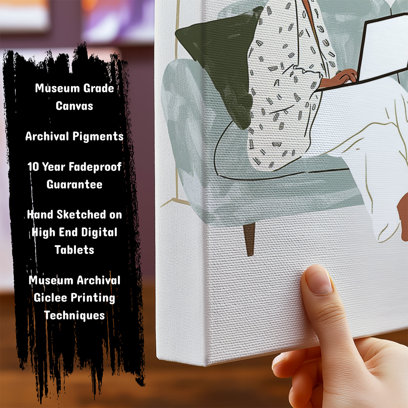 Information about Boho Art Canvas Art Print