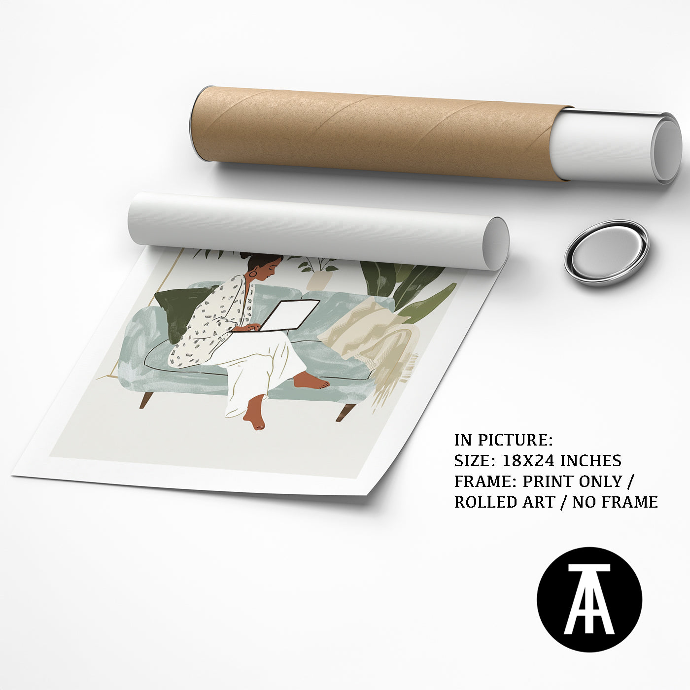 Artwork as Print Only or Rolled Art