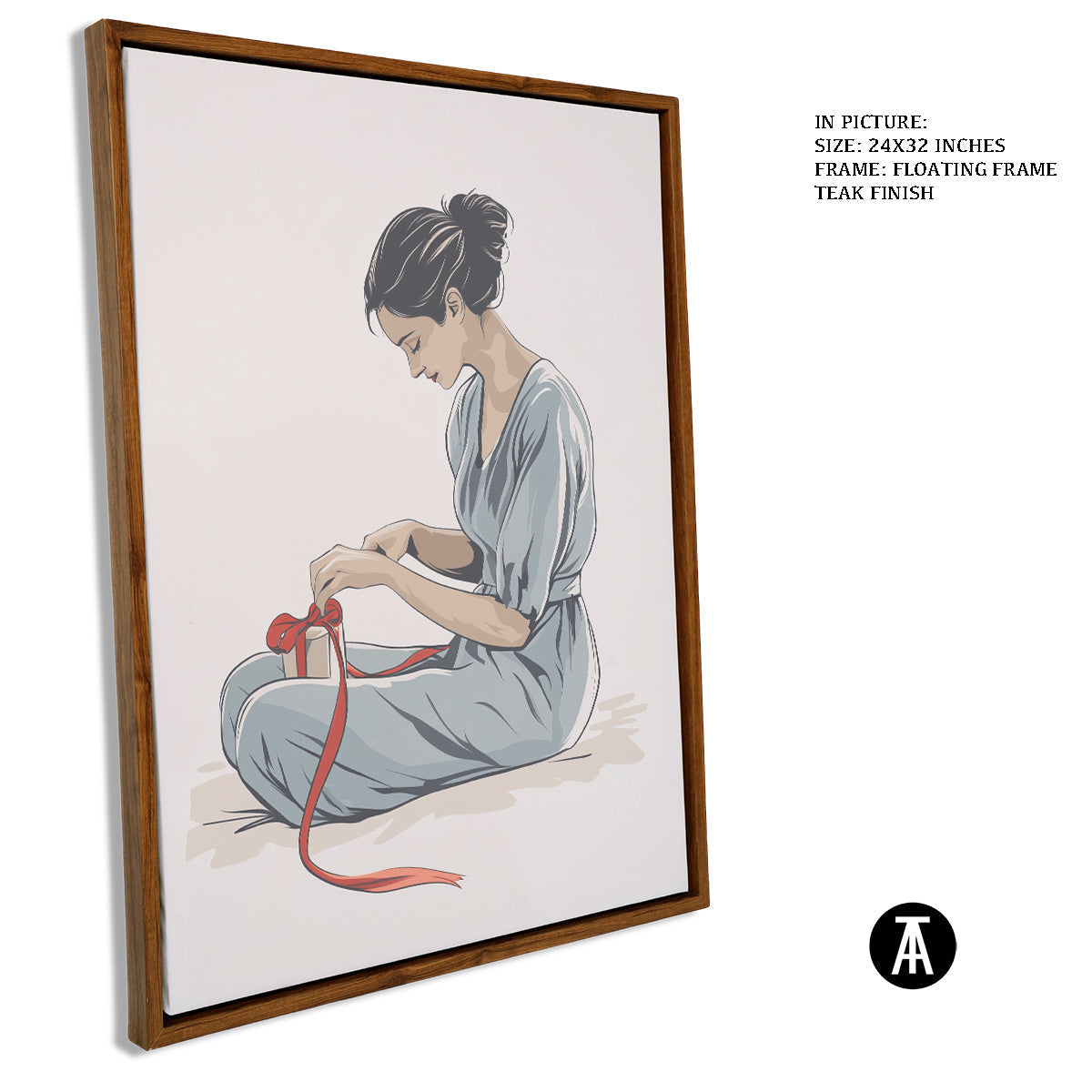 Artwork in Floating Frame