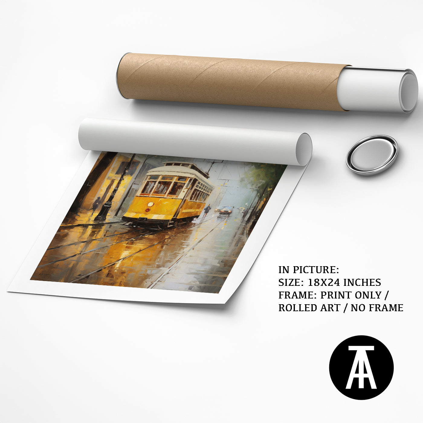 Artwork as Print Only or Rolled Art
