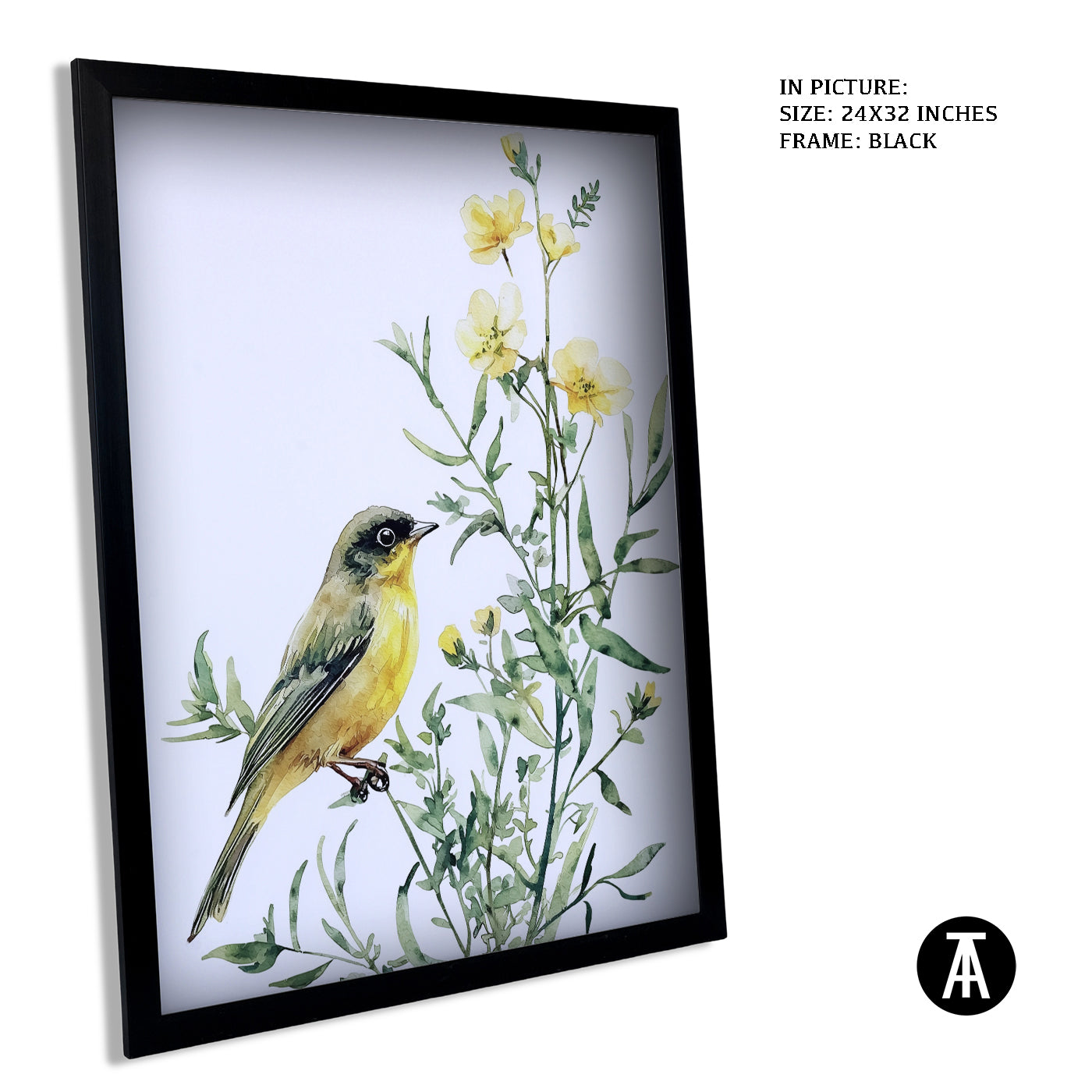 Artwork in Metal Earling Silver Frame