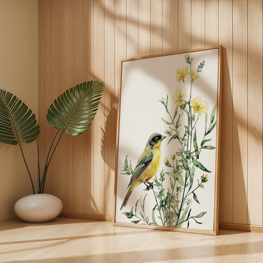 Floral Painting in a Lifestyle Setting