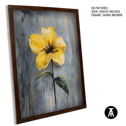 Artwork in Metal Champagne Gold Frame
