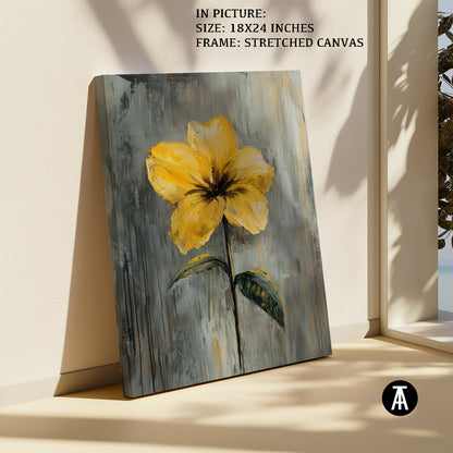 Artwork in Natural Wood Frame