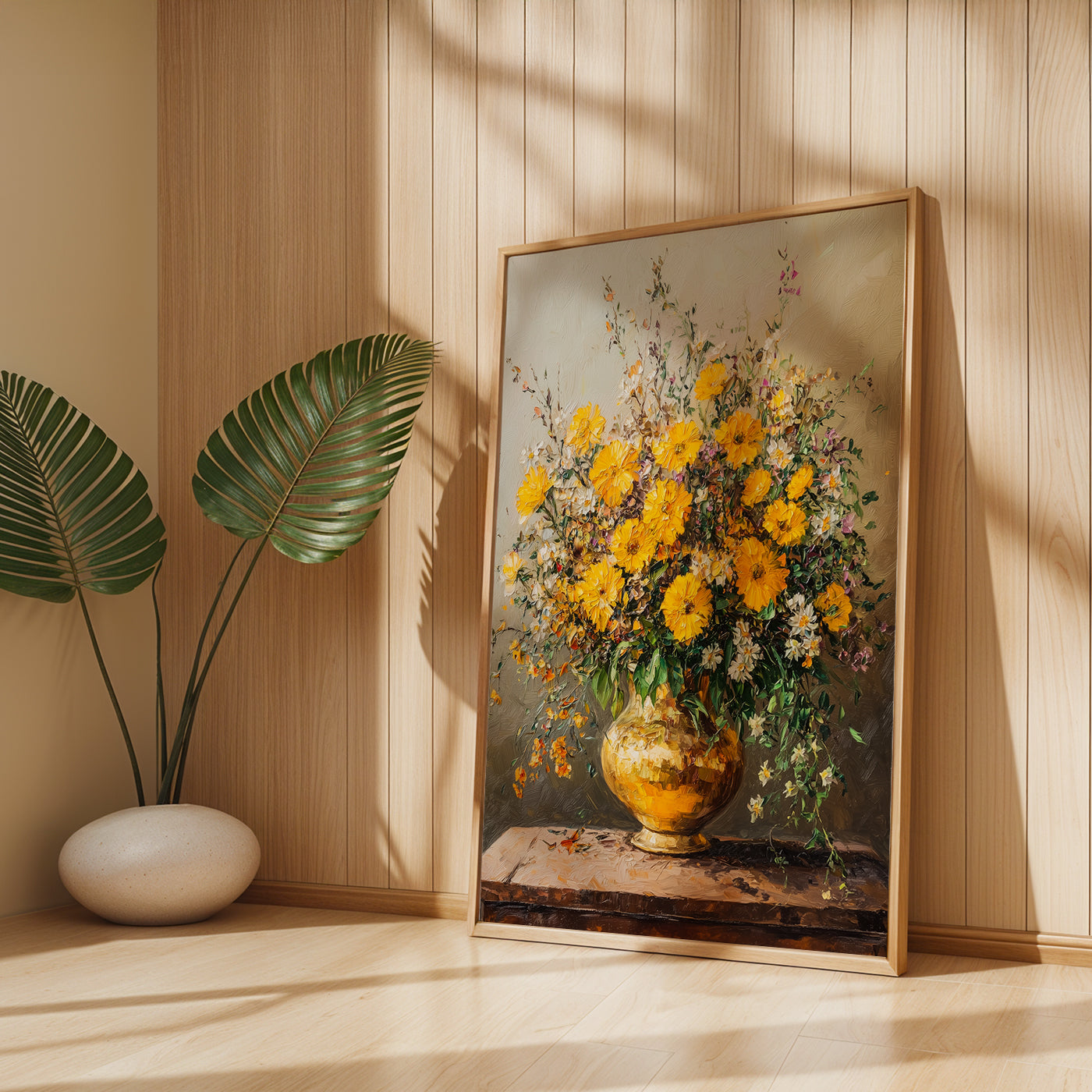 Floral Painting in a Lifestyle Setting