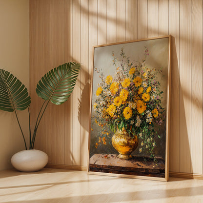 Floral Painting in a Lifestyle Setting