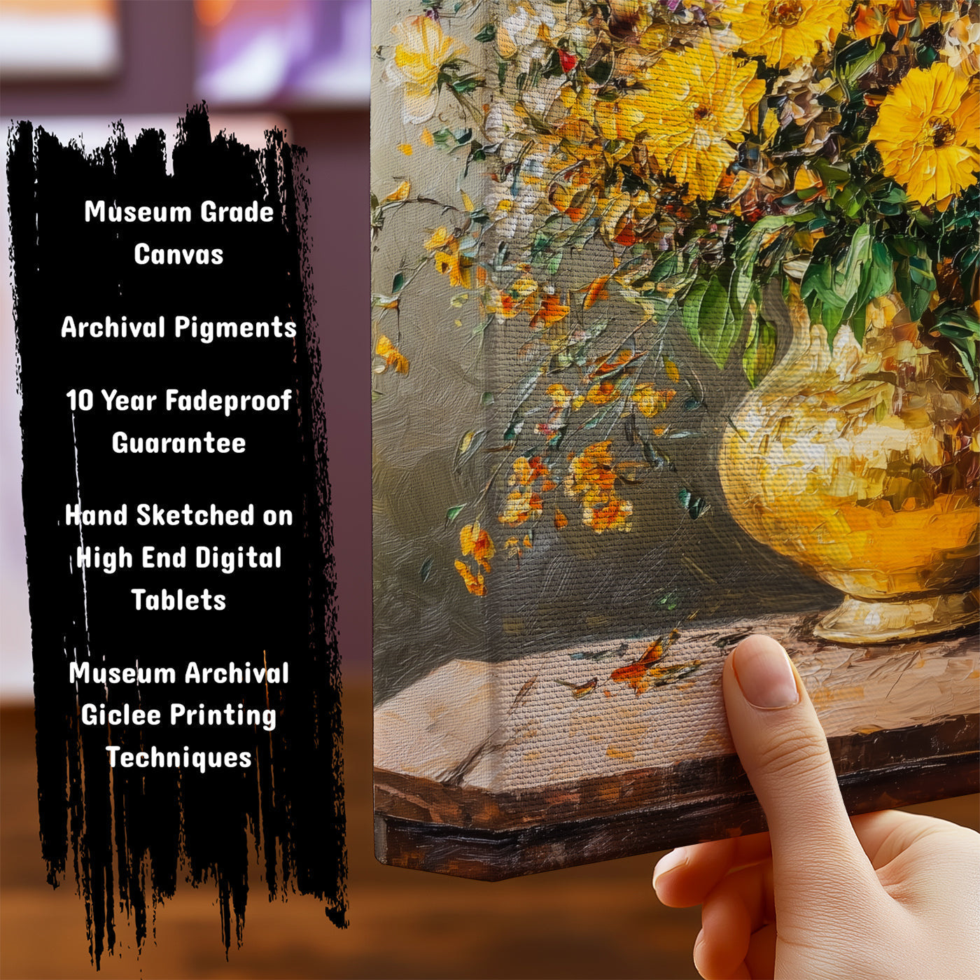 Information about Floral Botanical Canvas Art Print