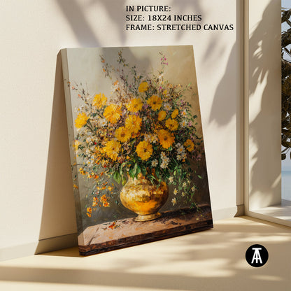 Artwork in Natural Wood Frame