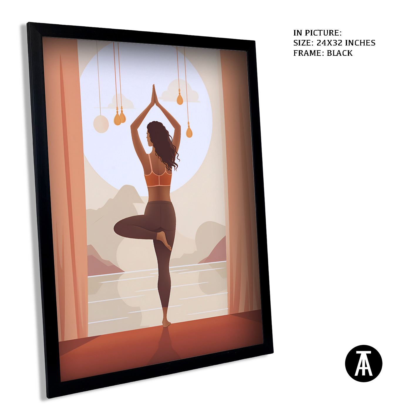 Artwork in Metal Earling Silver Frame