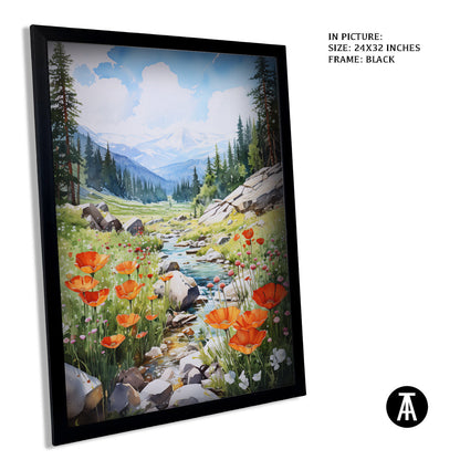 Artwork in Metal Earling Silver Frame