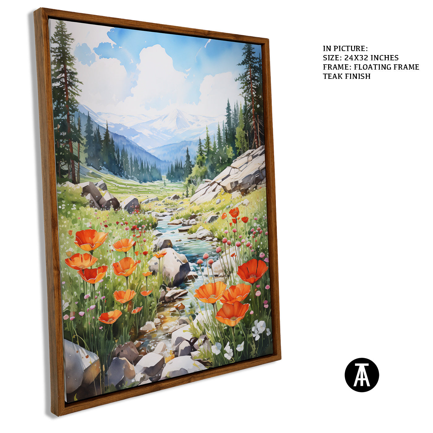 Artwork in Floating Frame