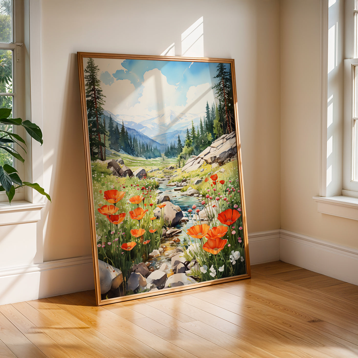 California Painting in a Lifestyle Setting