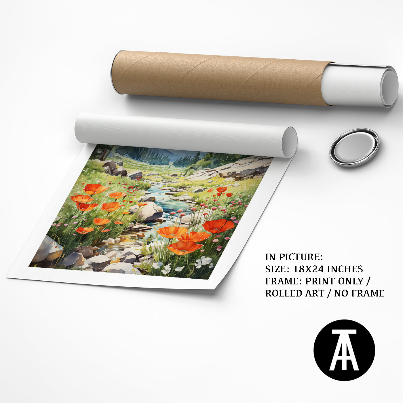 Artwork as Print Only or Rolled Art