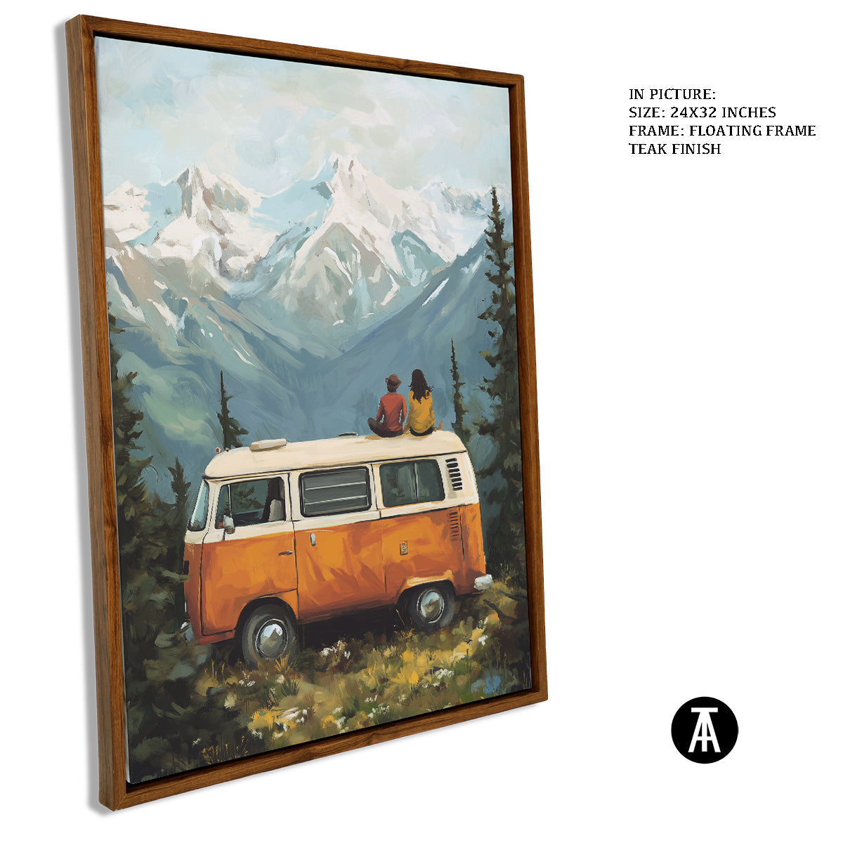 Artwork in Floating Frame