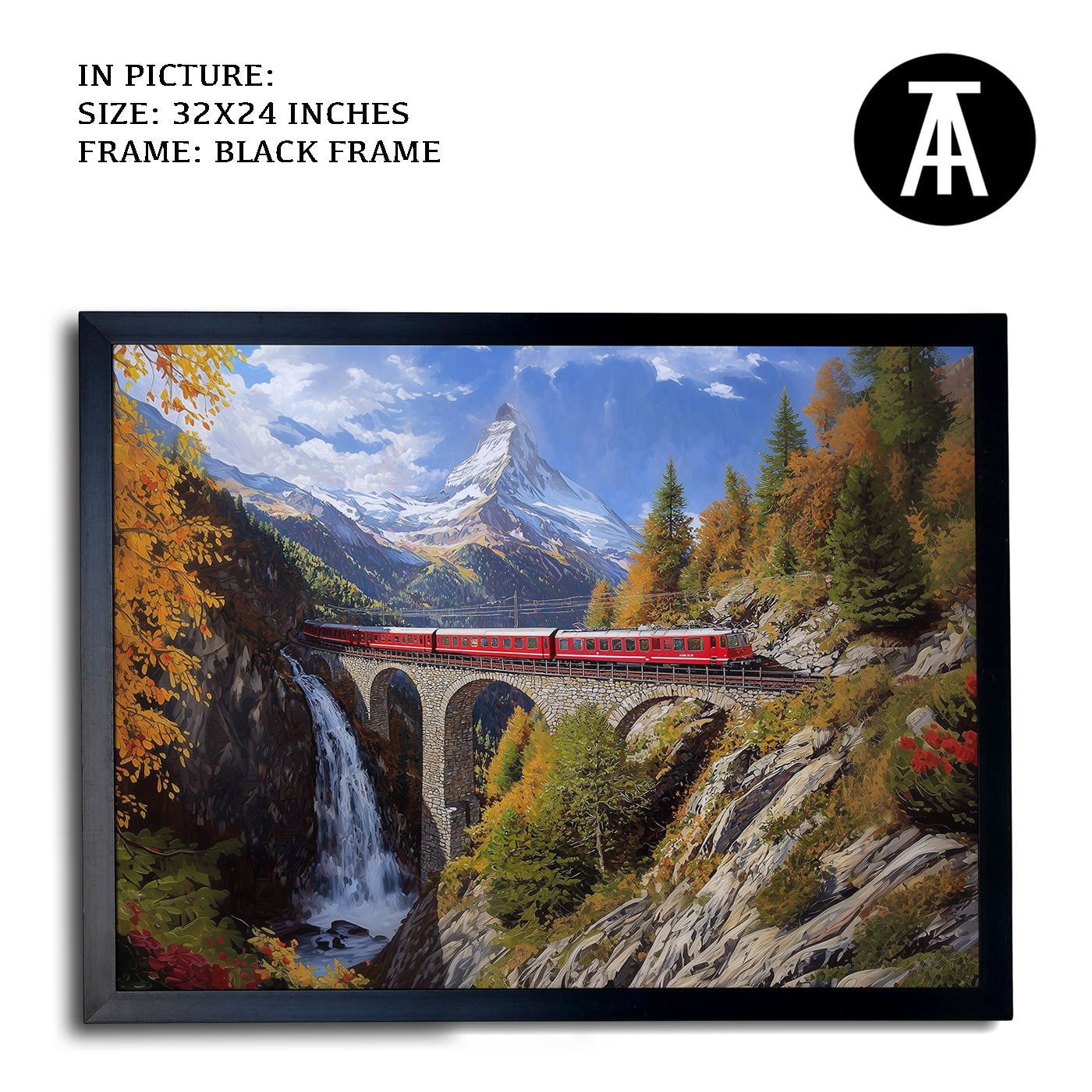 Artwork in Metal Earling Silver Frame