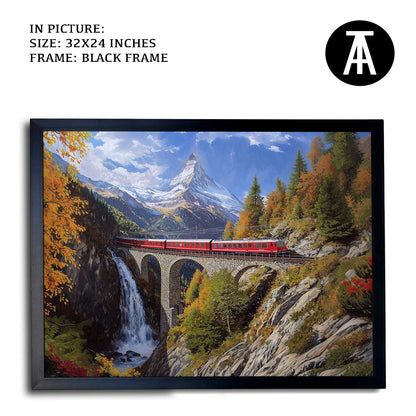 Artwork in Metal Earling Silver Frame