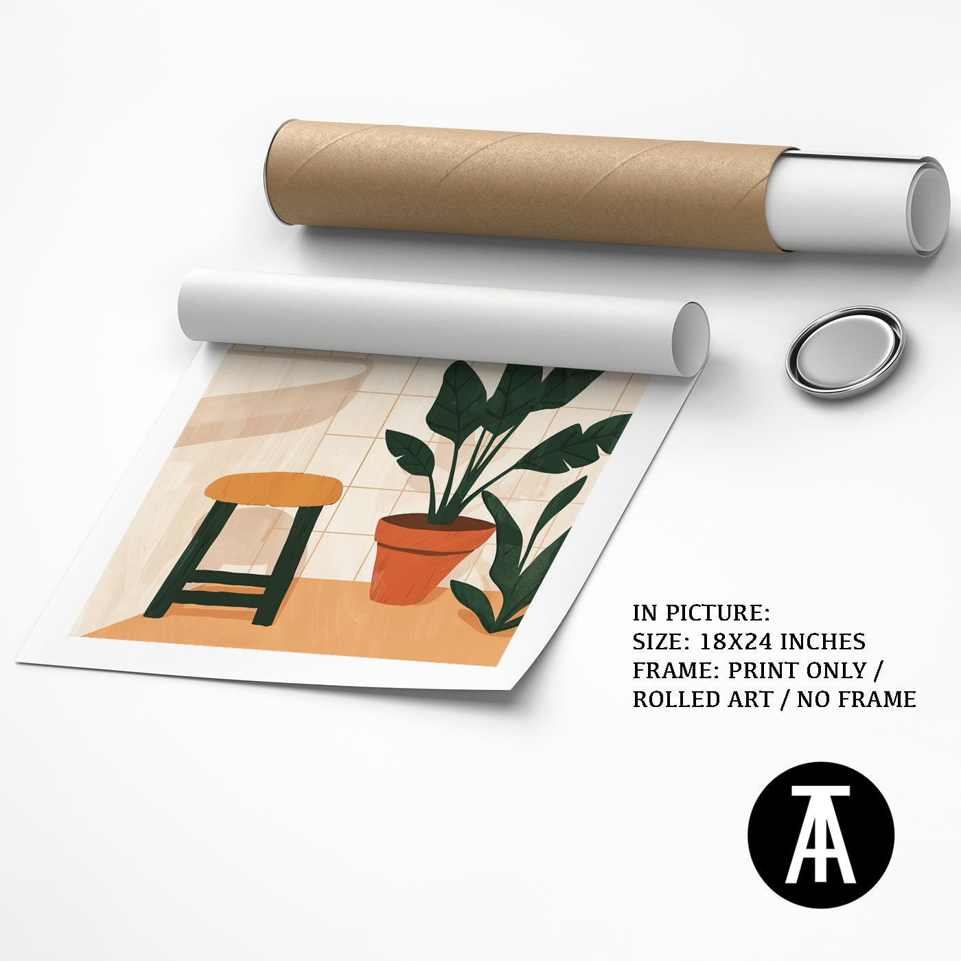 Artwork as Print Only or Rolled Art