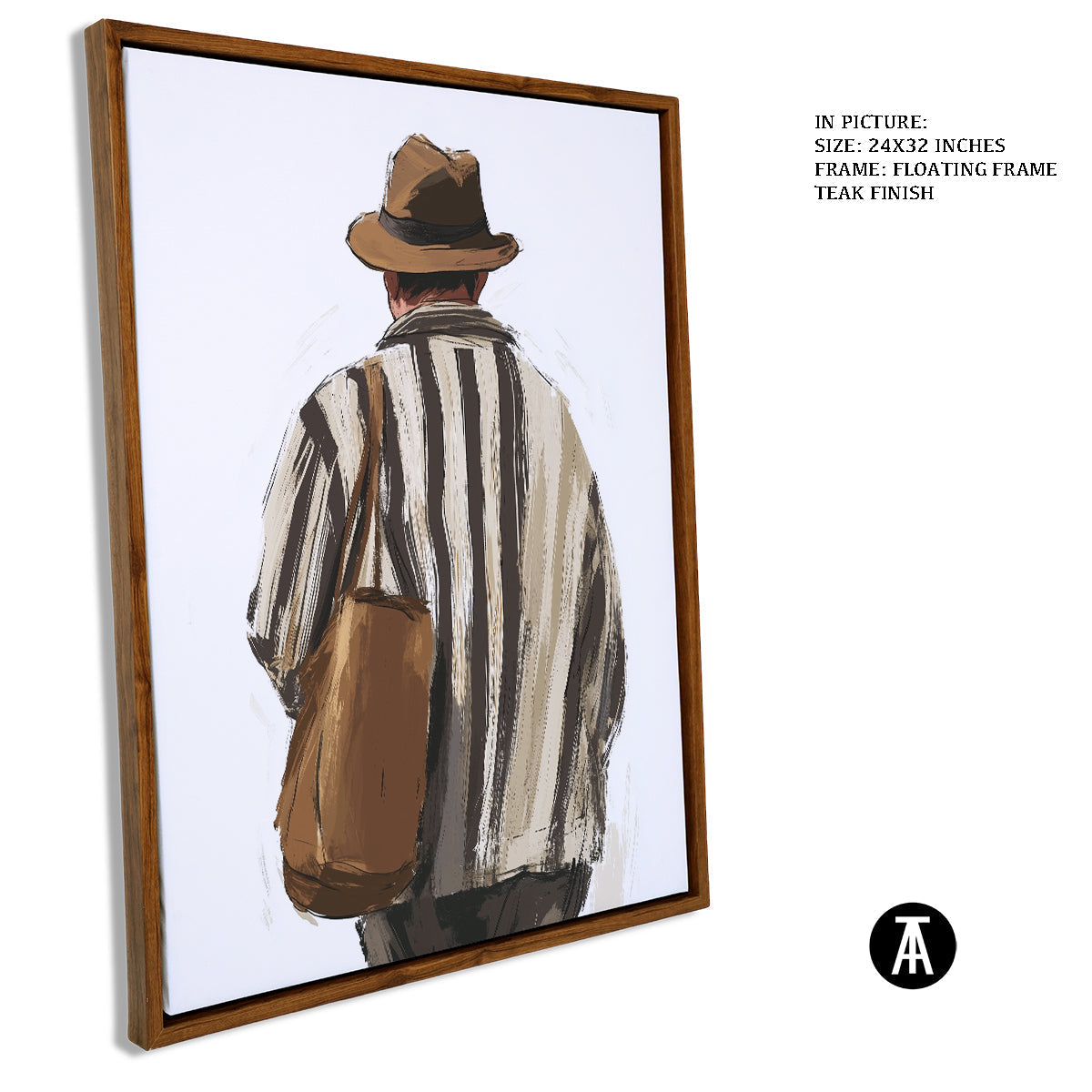 Artwork in Floating Frame