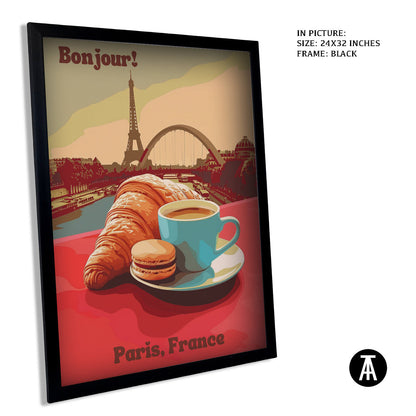 Artwork in Metal Earling Silver Frame