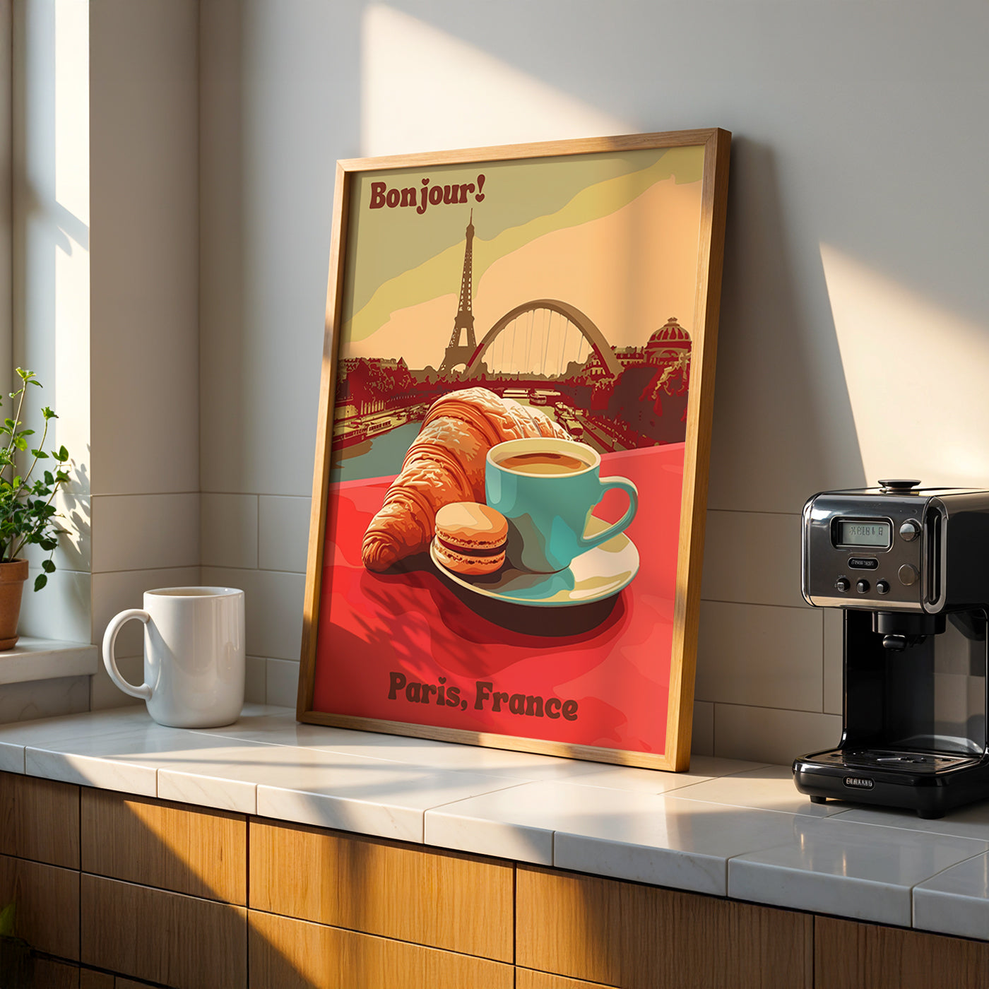 Cafe Artwork in a Lifestyle Setting