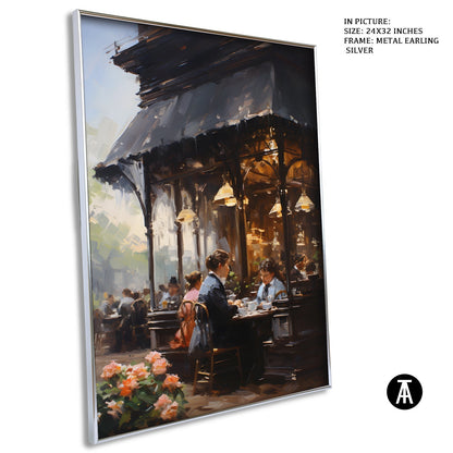 Artwork in Metal Earling Silver Frame