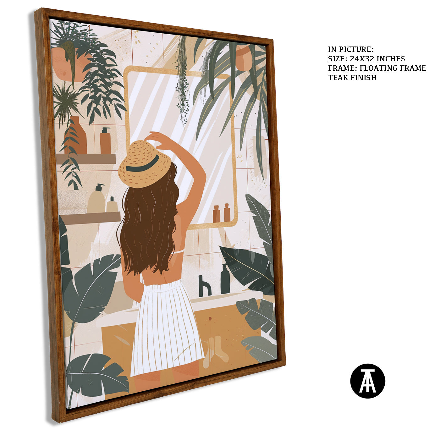 Artwork in Floating Frame