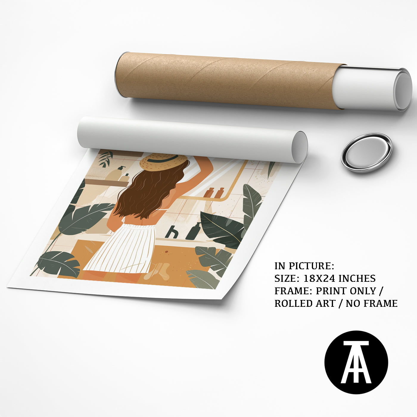 Artwork as Print Only or Rolled Art