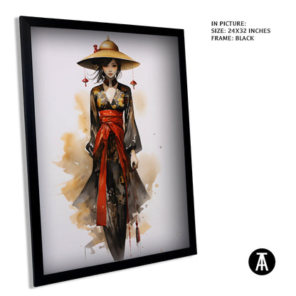 Artwork in Metal Earling Silver Frame