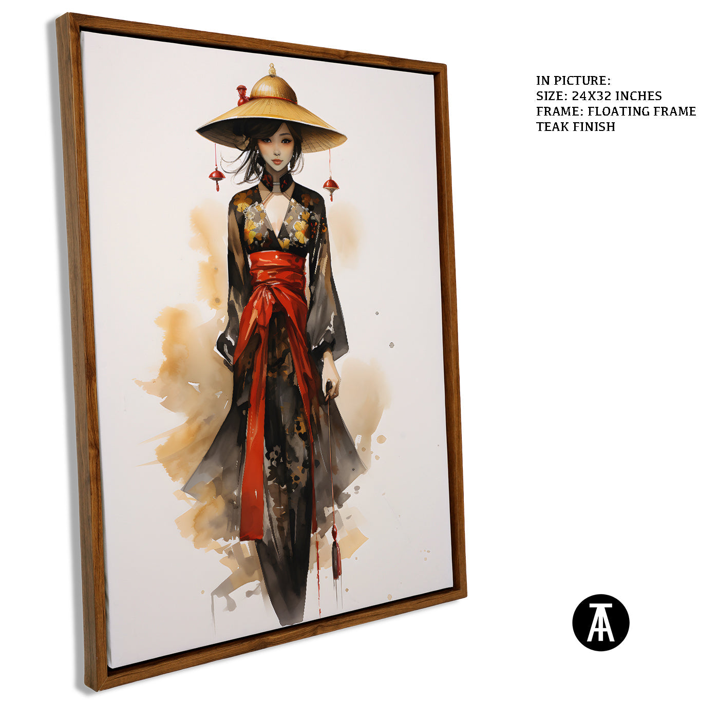Artwork in Floating Frame