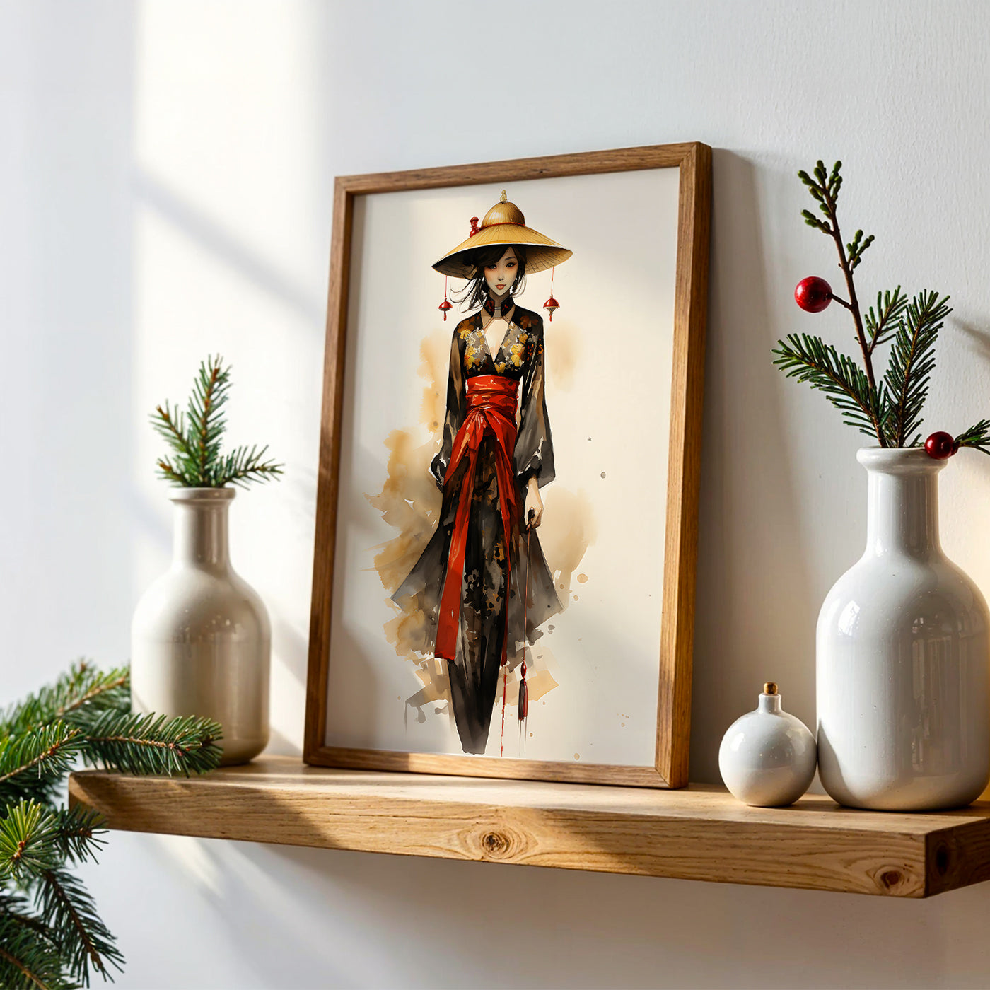 Veitnamese Painting in a Lifestyle Setting