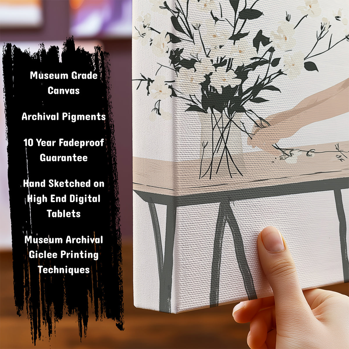 Information about Minimalist Canvas Art Print