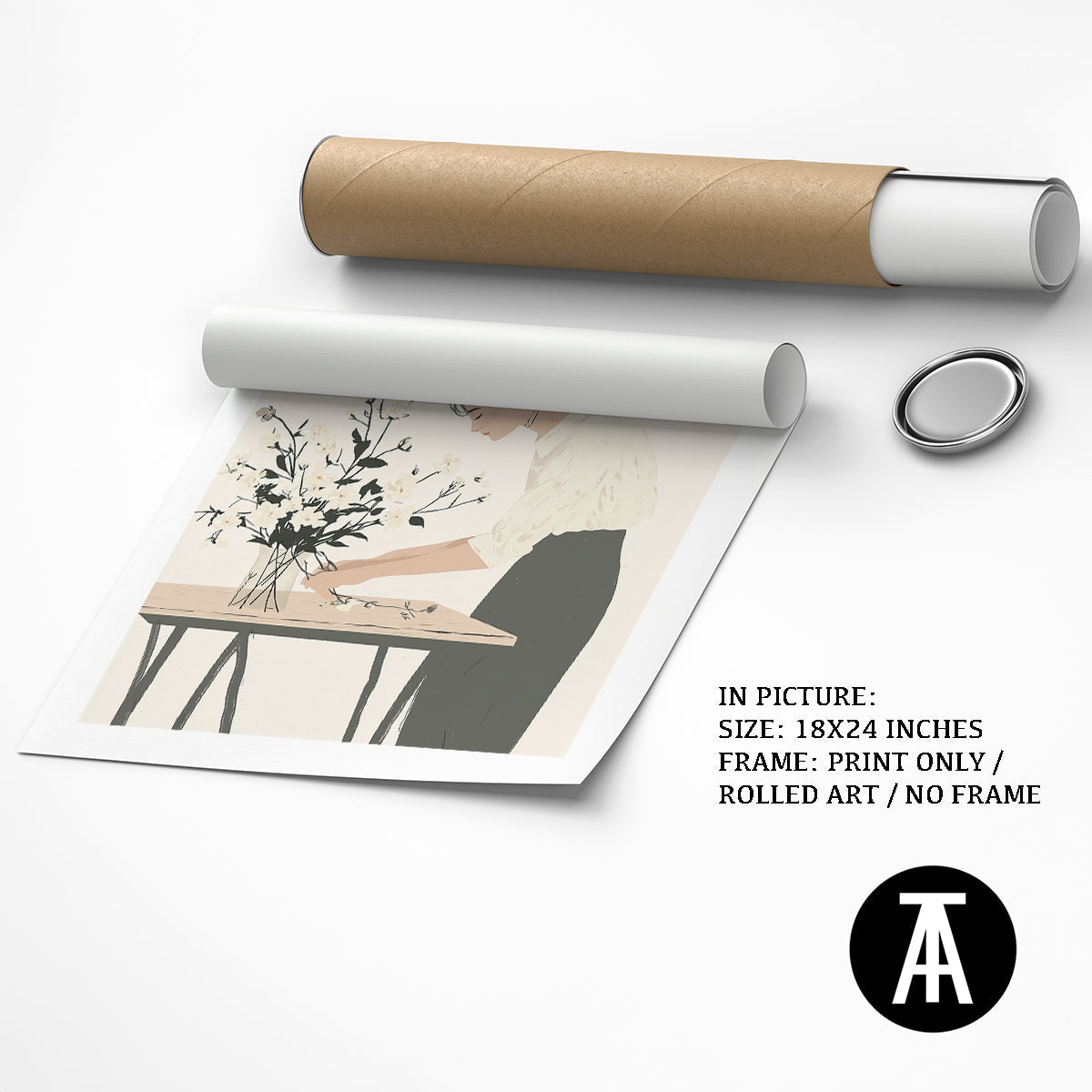 Artwork as Print Only or Rolled Art