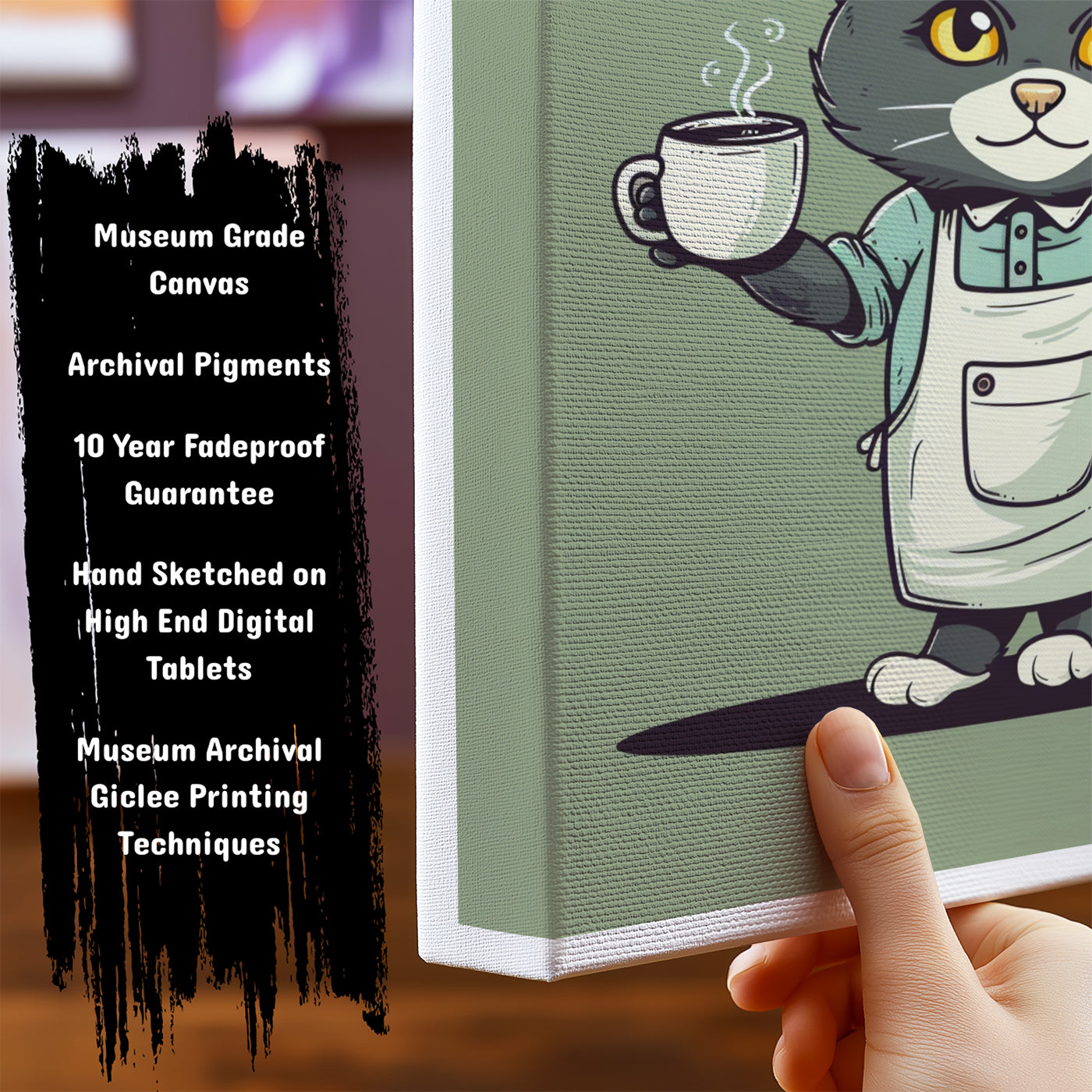 Information about Vintage Cafe Art Print