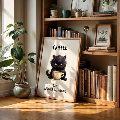 Cafe Art Painting in a Lifestyle Setting