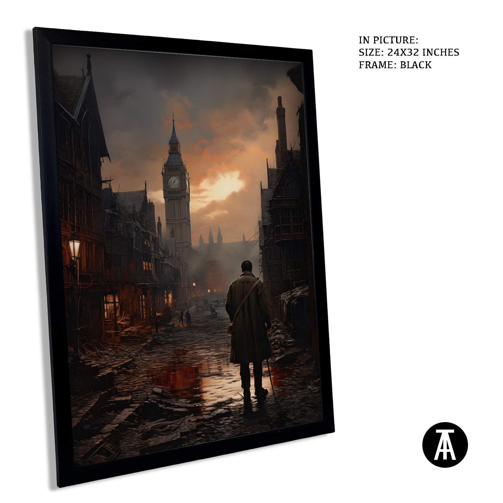 Artwork in Black Frame