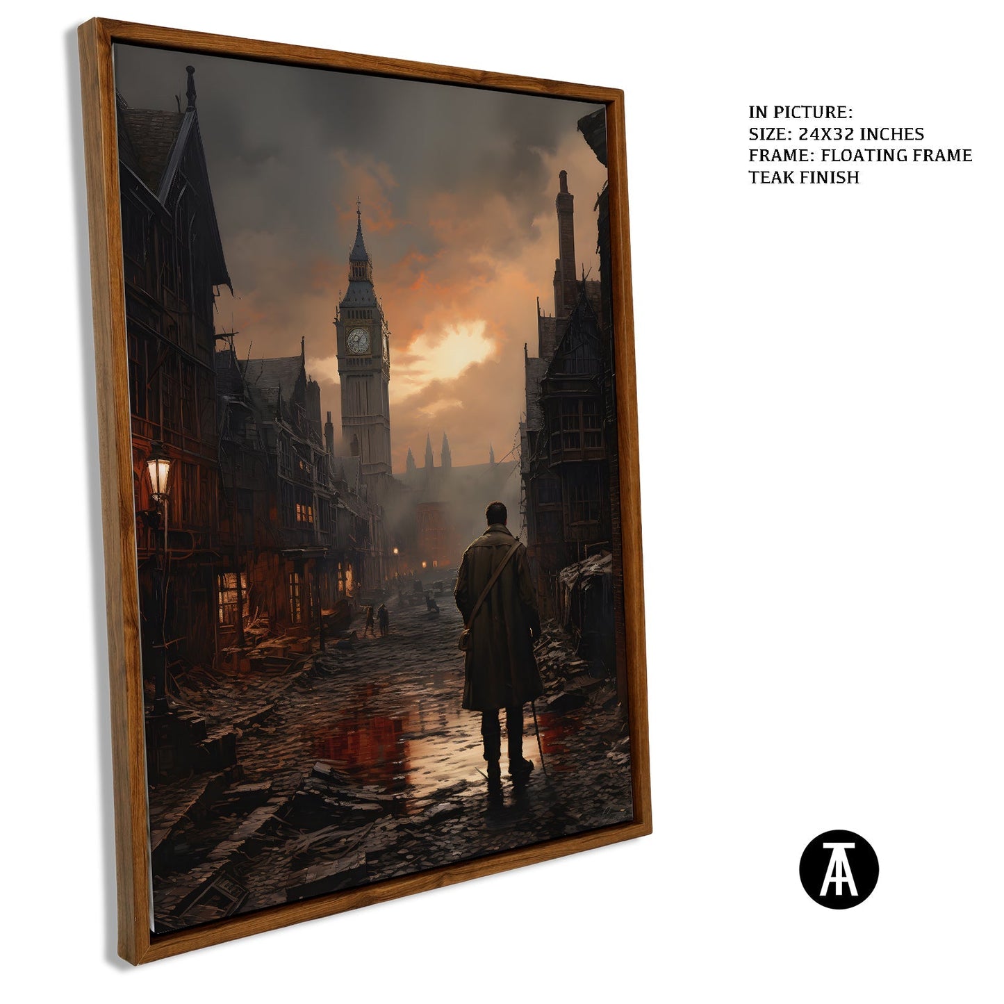 Artwork in Floating Frame