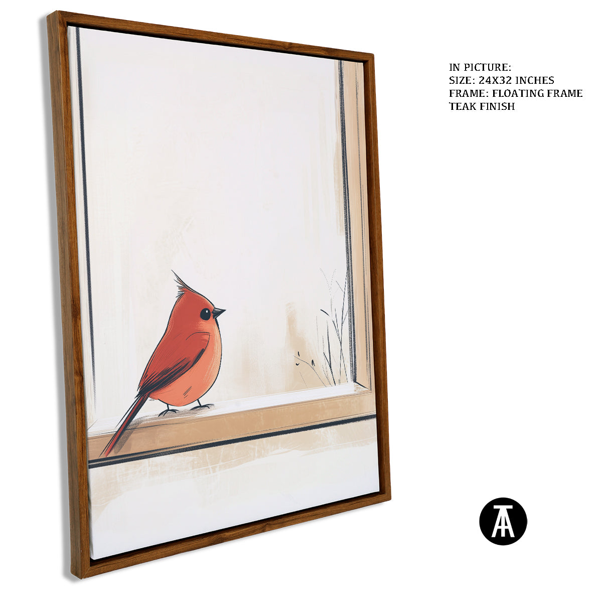 Artwork in Floating Frame