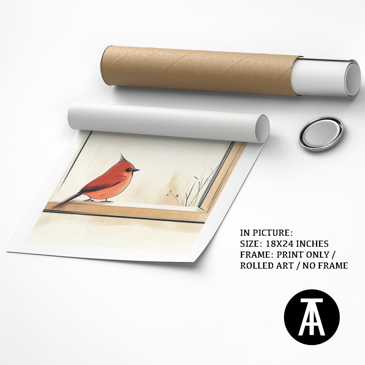 Artwork as Print Only or Rolled Art