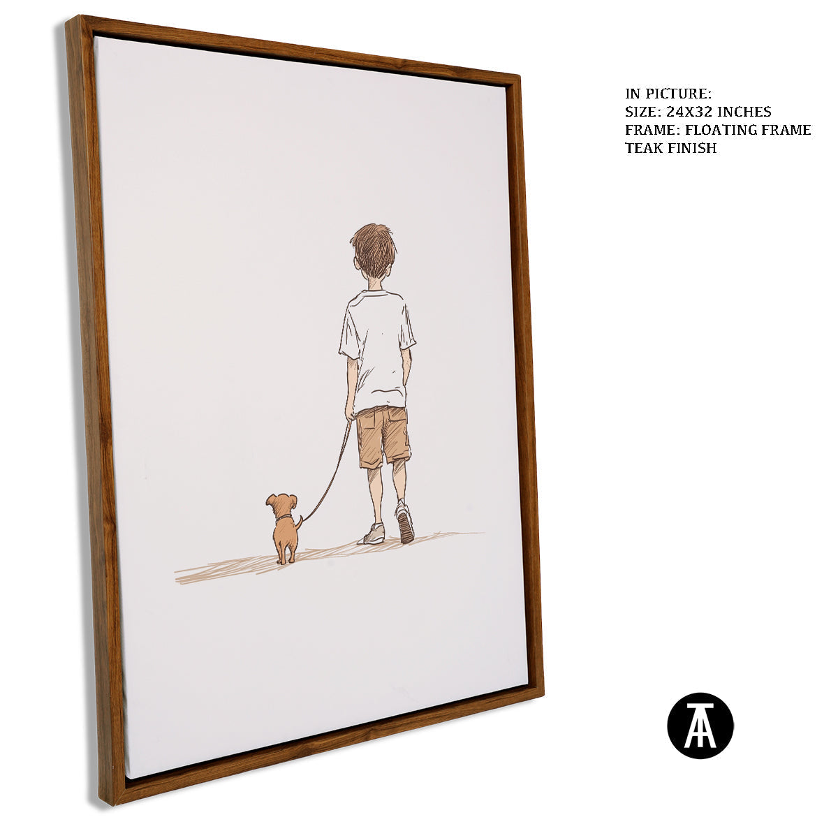 Artwork in Floating Frame