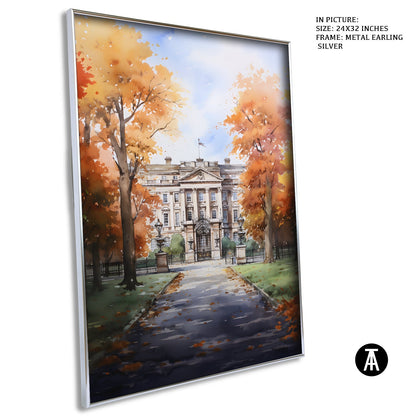 Artwork in Metal Earling Silver Frame