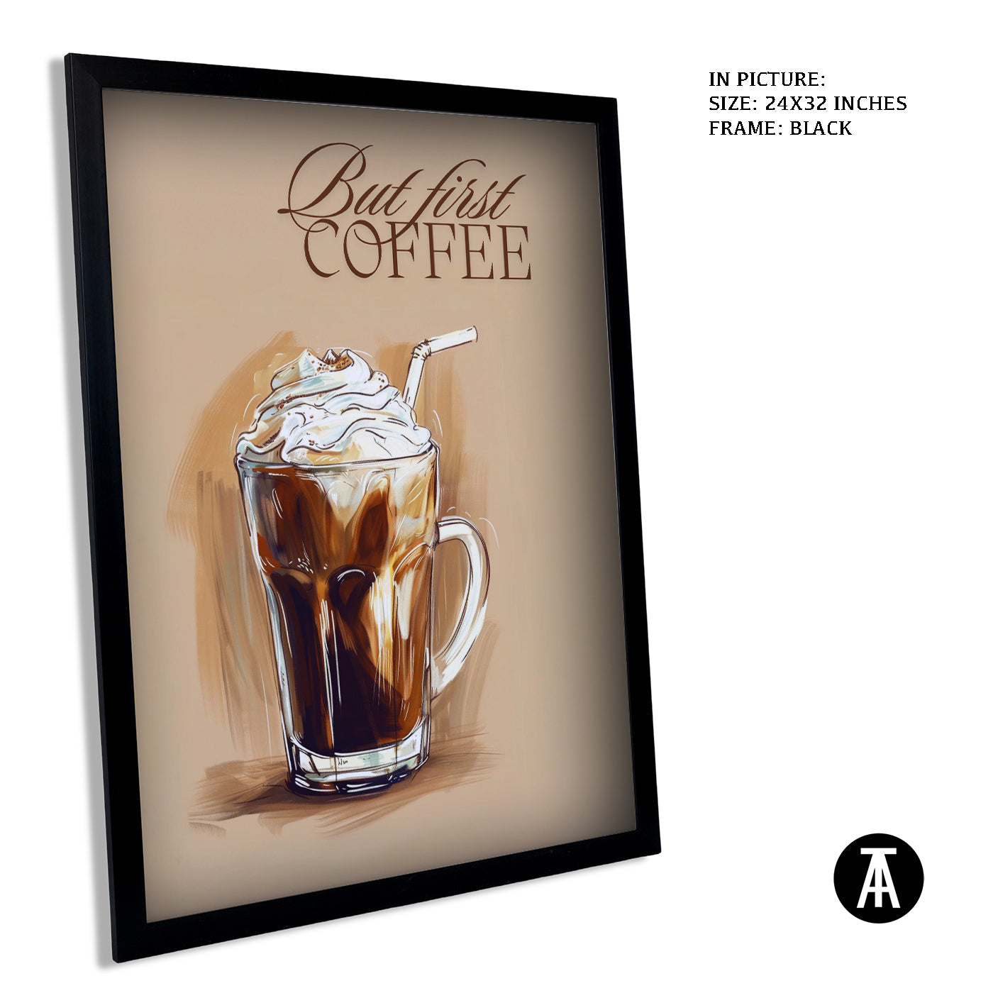 Artwork in Metal Earling Silver Frame