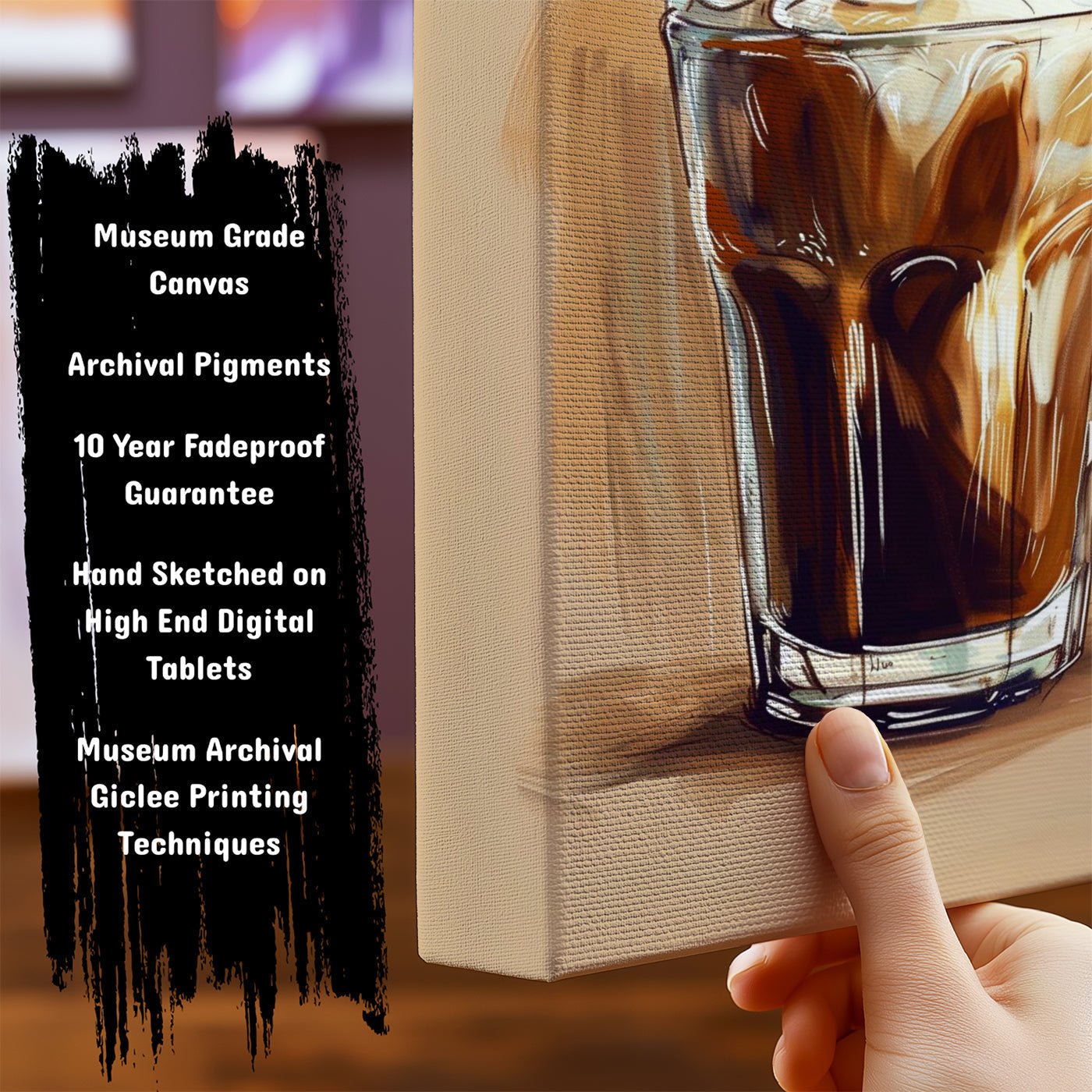 Information about Vintage Cafe Art Print