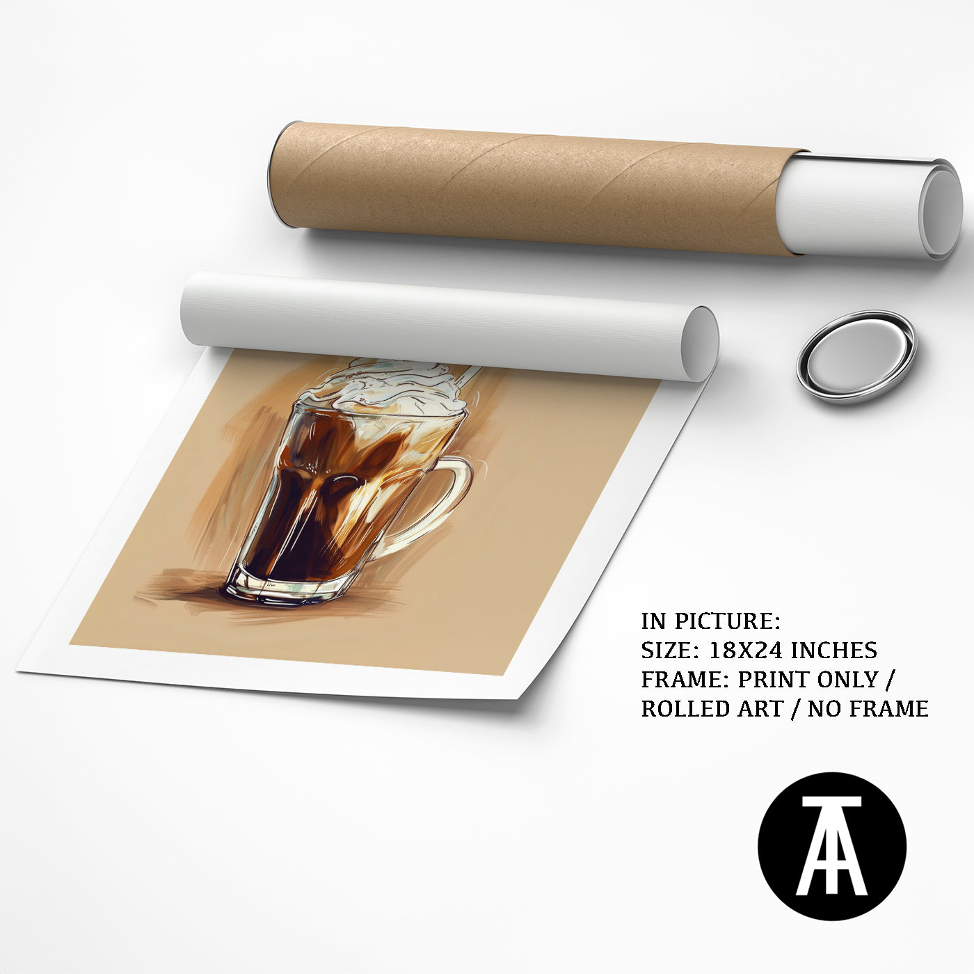 Artwork as Print Only or Rolled Art