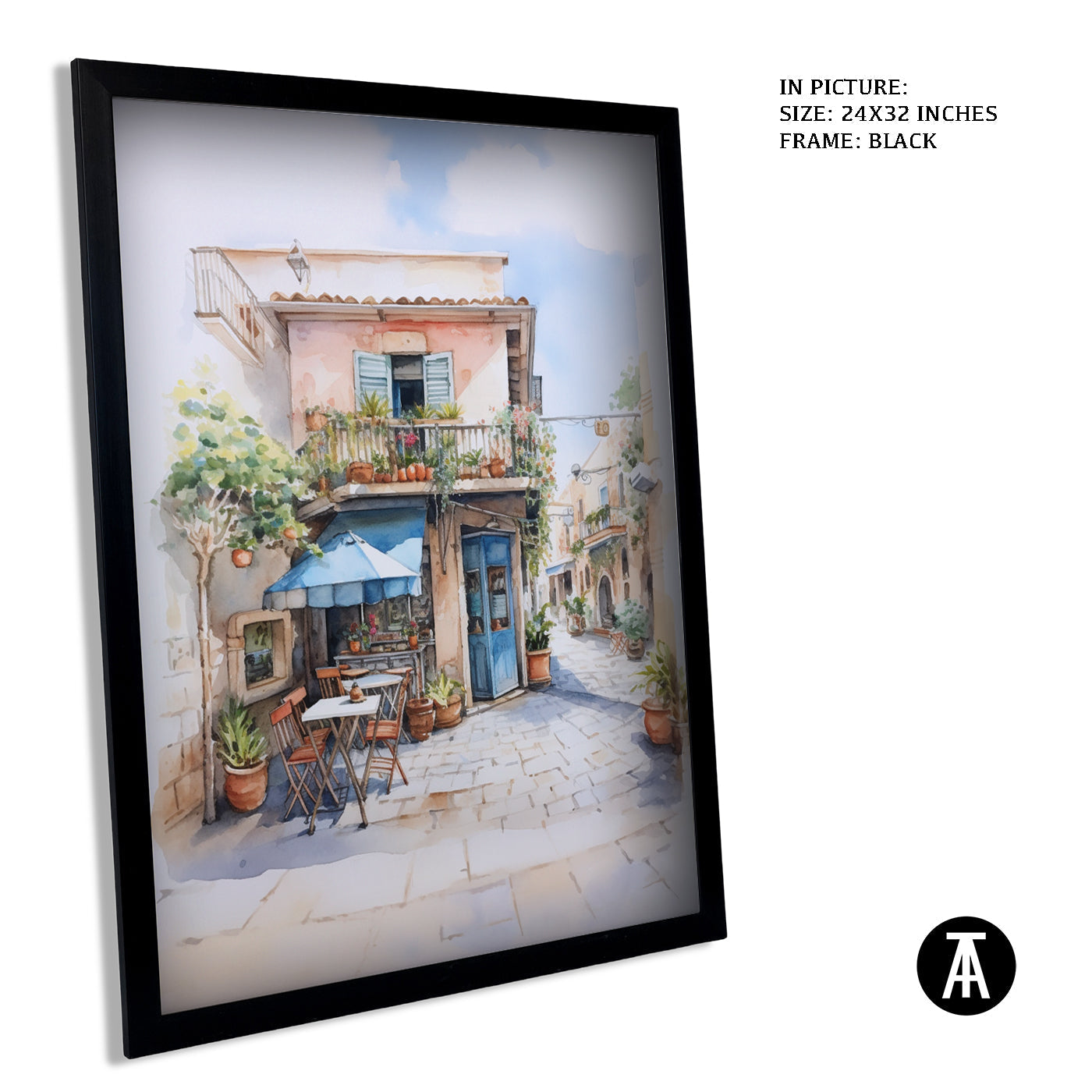 Artwork in Metal Earling Silver Frame