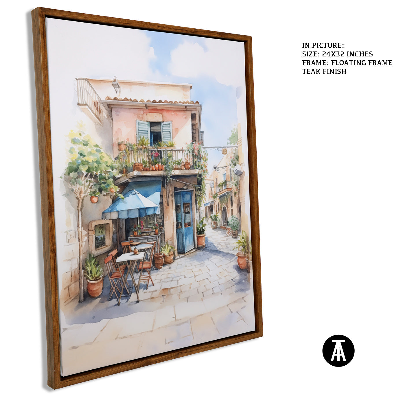 Artwork in Floating Frame