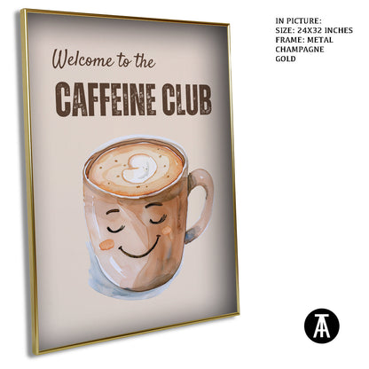 Artwork in Light Brown Frame