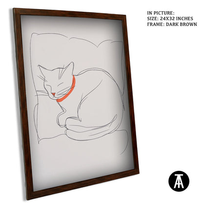 Artwork in Metal Champagne Gold Frame